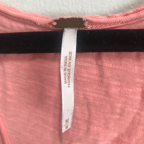 Light pink Free People lace tank top - Size Medium - Picture 3 of 8